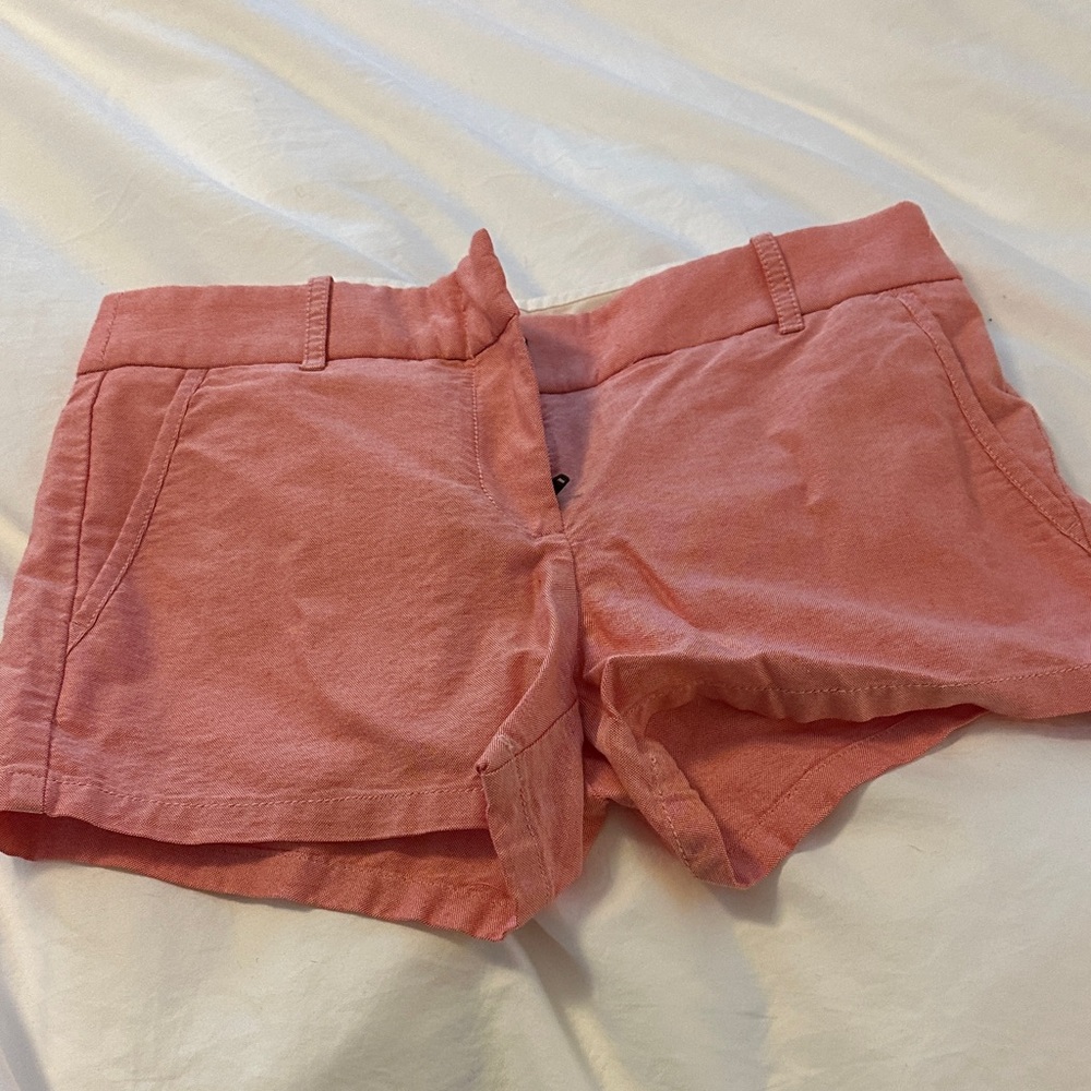 J. Crew High Waist Pink Shorts